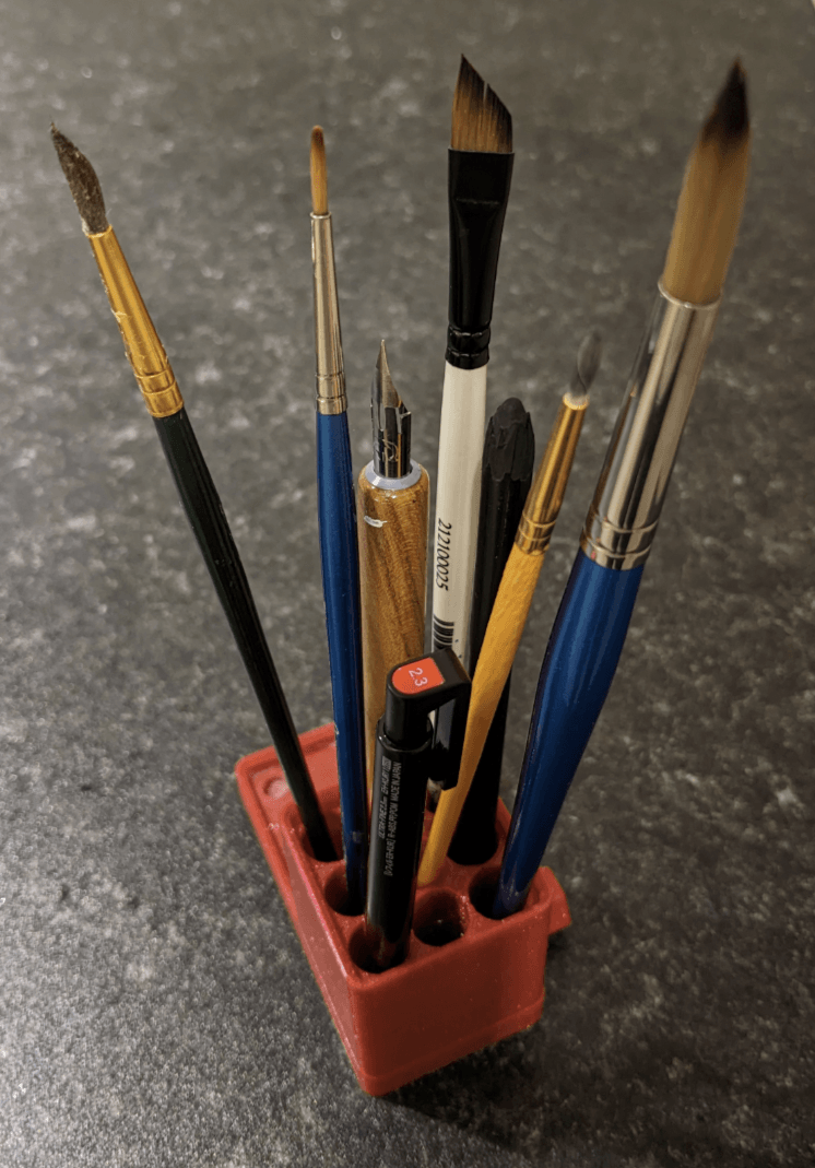 Gridfinity 1x1 pencil holder 3d model