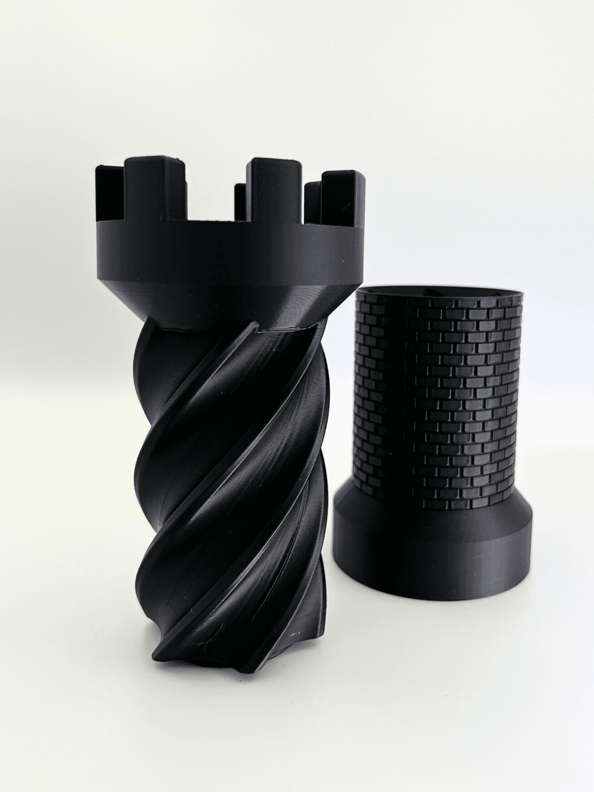 Spiral Turret Tower with hidden storage 3d model