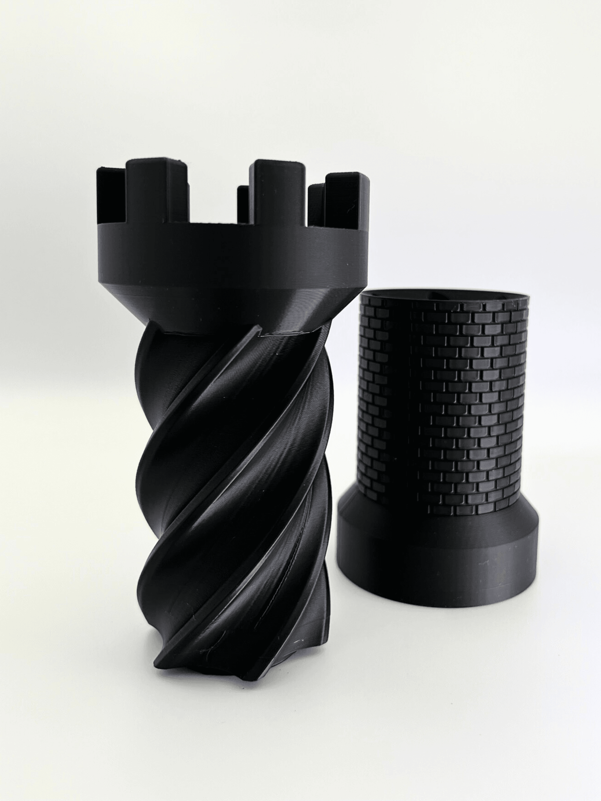 Spiral Turret Tower with hidden storage 3d model