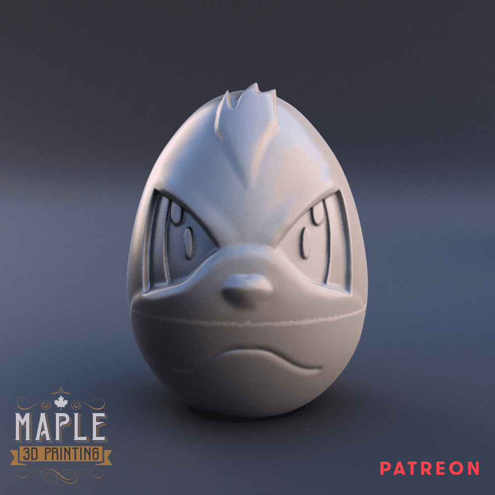 Growlithe Easter Egg 3d model