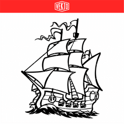 Boat Silhouette STL 3d model