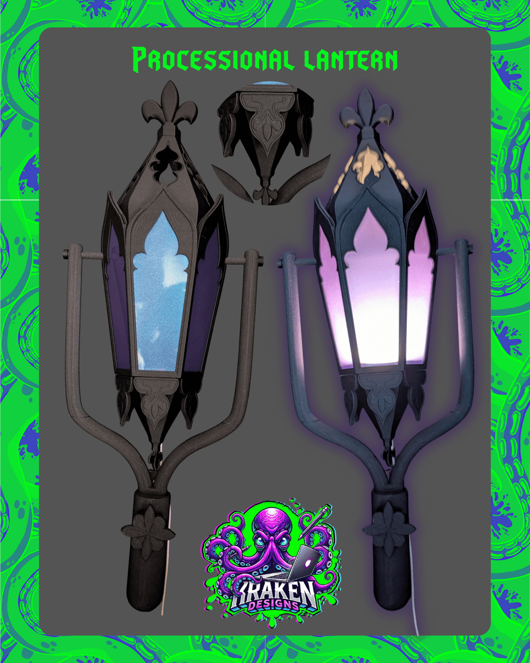 Gothic Prossesional lantern 3d model