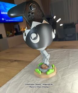 Chain Chomp Controller Stand for your Switch Controller - Inspired by "Mario Bros" - Fan Art 3d model