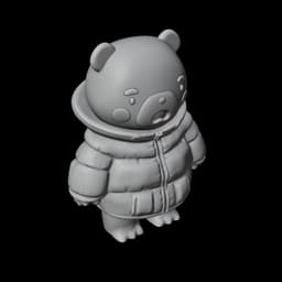 Puffer Bear 3d model