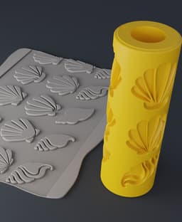 Beach Texture Rollers 3d model