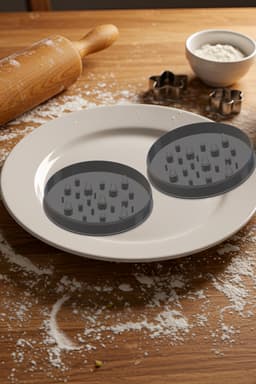 Raindrops Cookie Cutter, Biscuit Cutter 3d model