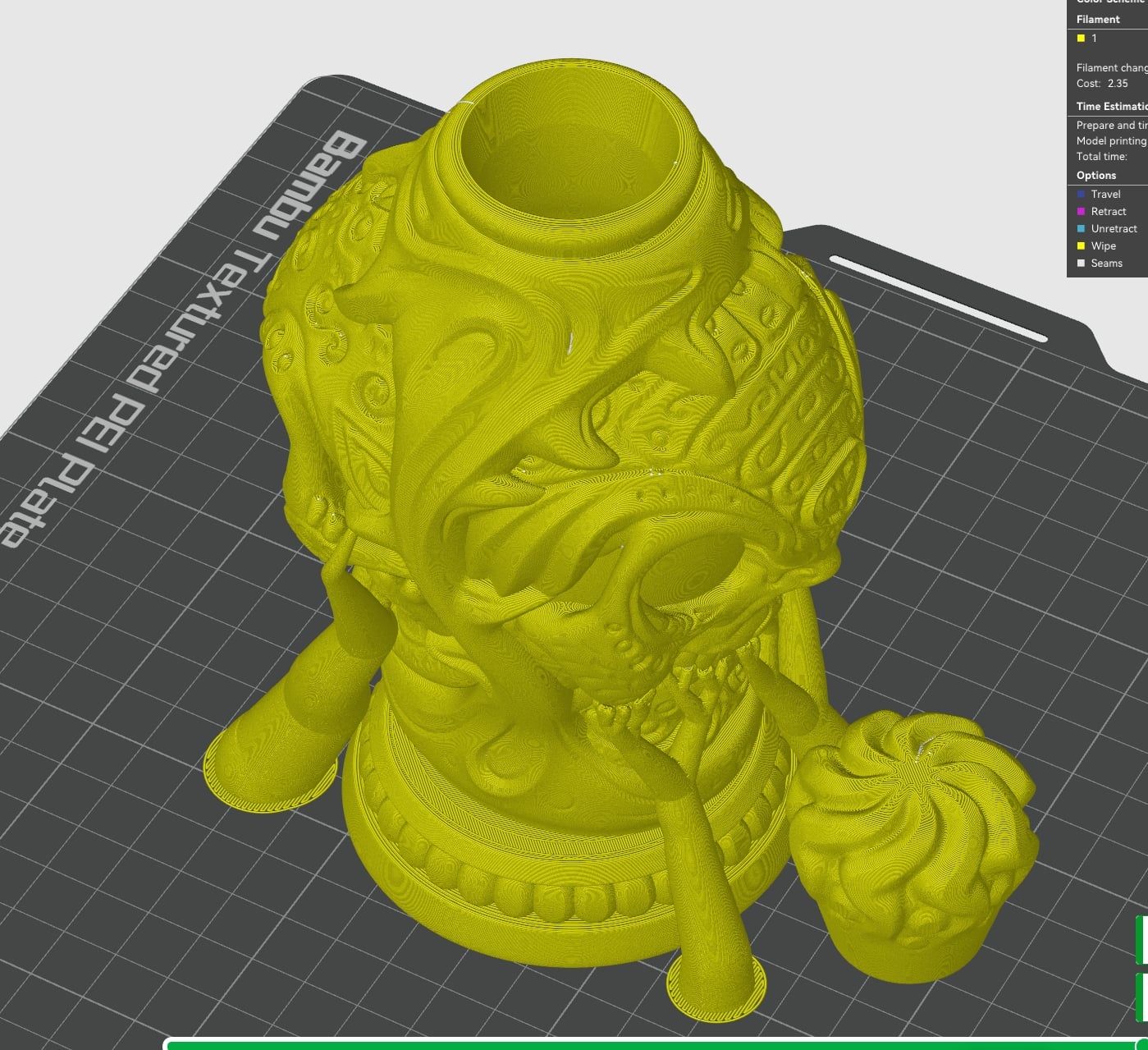 Witchcraft Poison Bottle 3d model