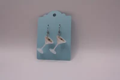 Martini Earrings 3d model