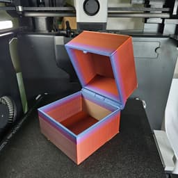 Big Snap Fit Box Blank 100x100 3d model