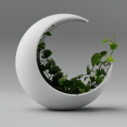 Moon Vase 3d model