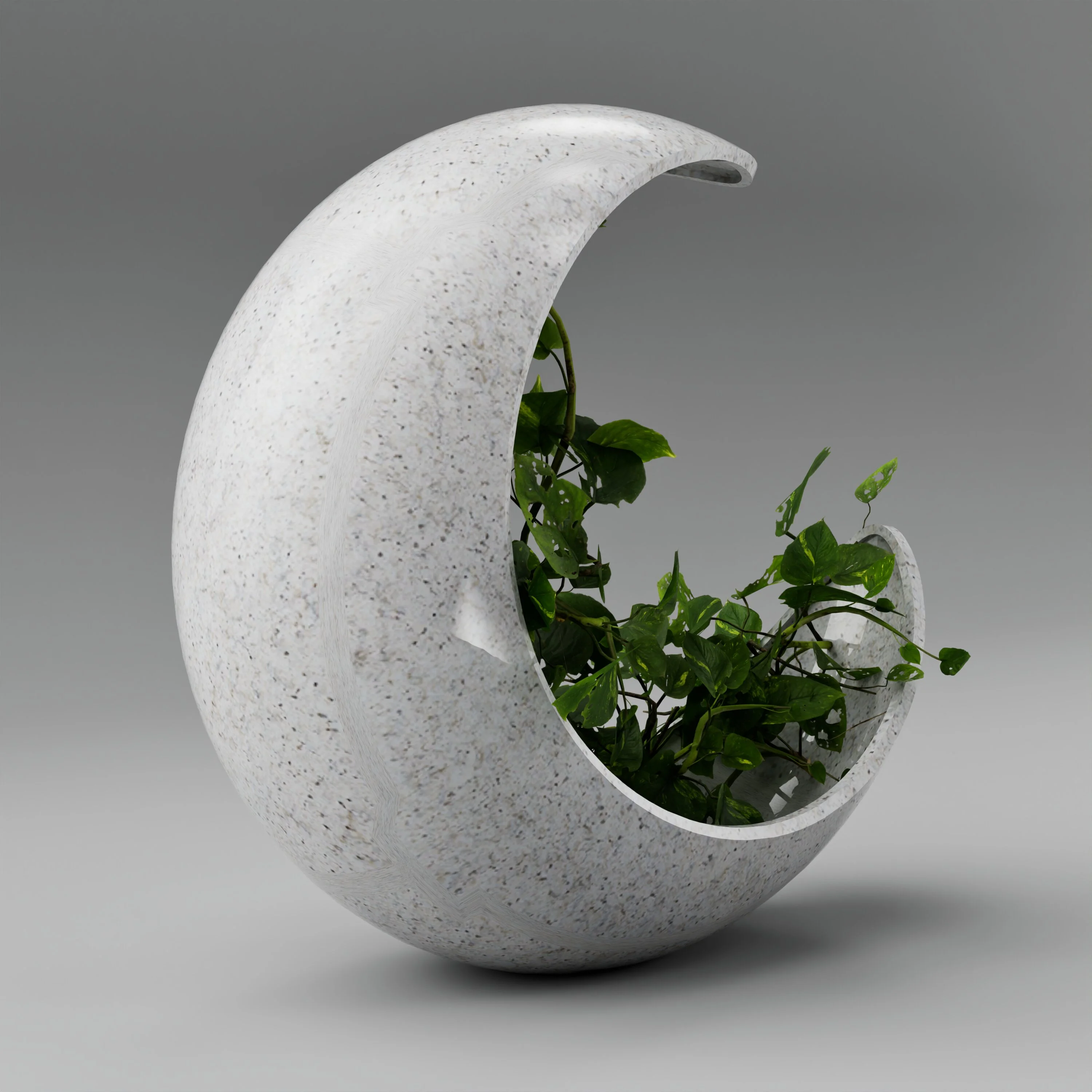 Moon Vase 3d model