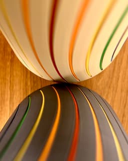 Stripy vase - easy multicolor print 3d model