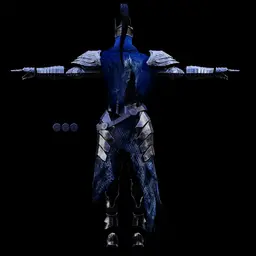 ULTIMATE ARTORIAS FULL PLATE ARMOR COSPLAY LIFESIZE FAN ART 3d model