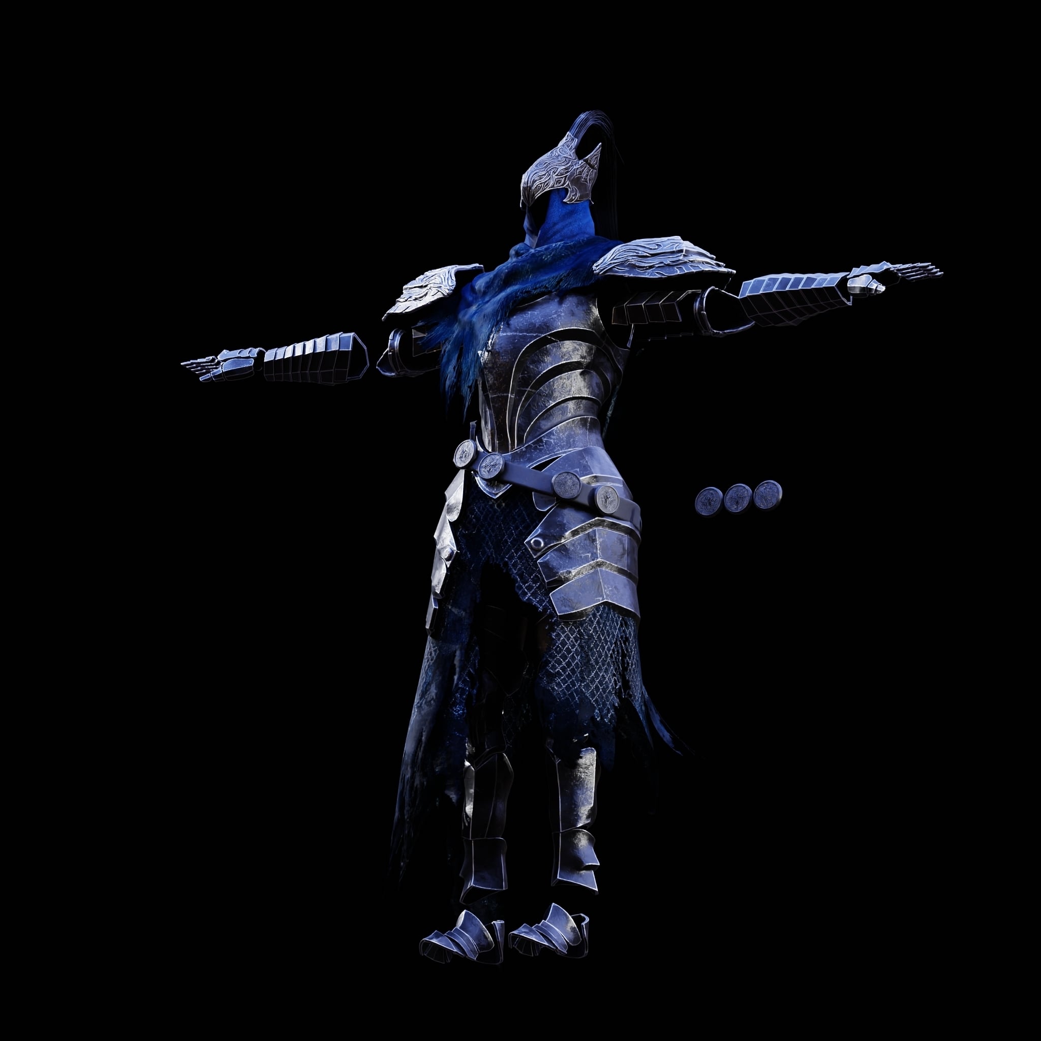 ULTIMATE ARTORIAS FULL PLATE ARMOR COSPLAY LIFESIZE FAN ART 3d model
