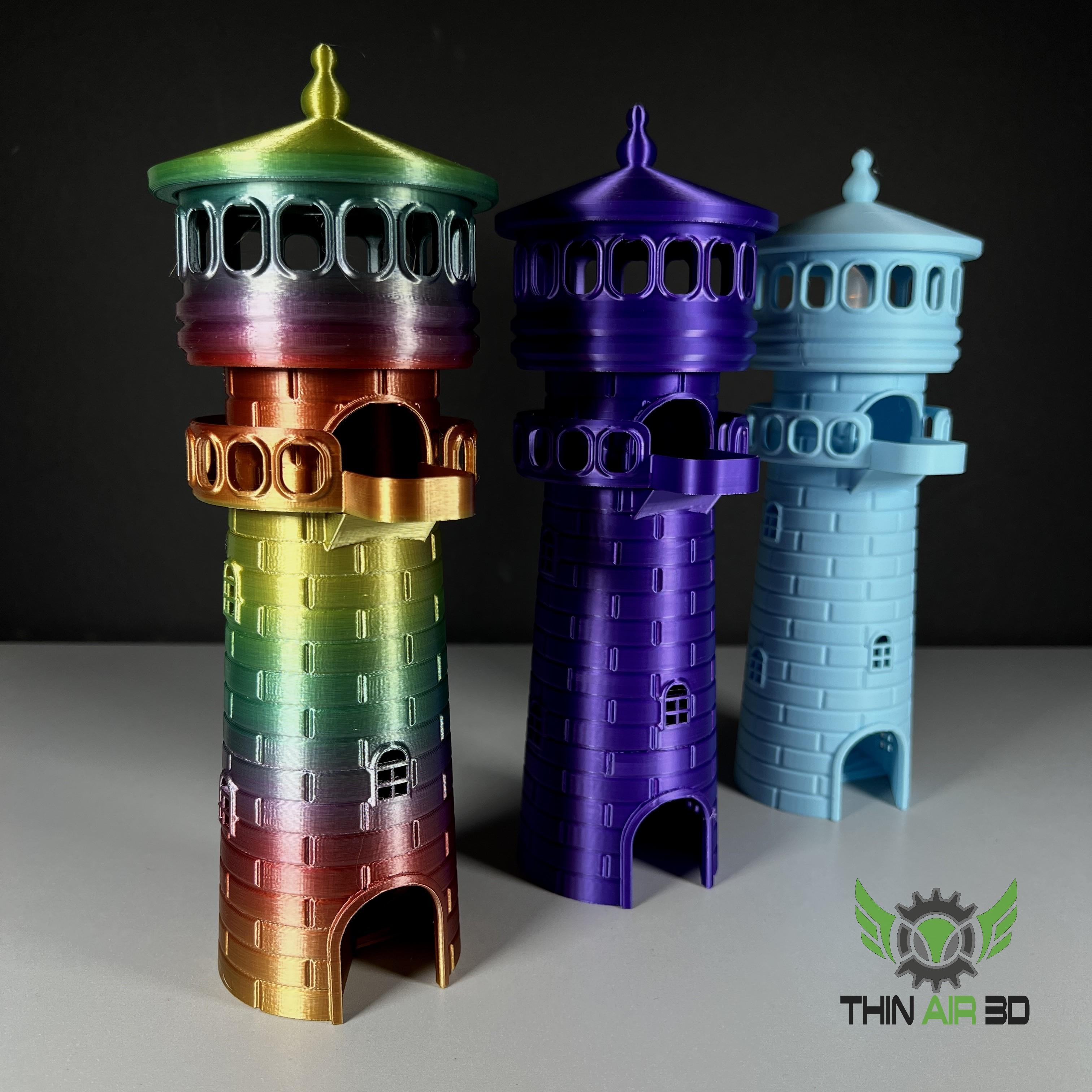 Lighthouse Dice Tower 3d model