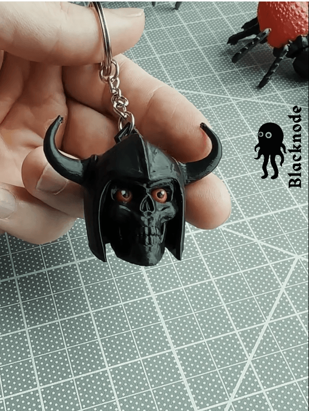 Knight Head Keychain 3d model