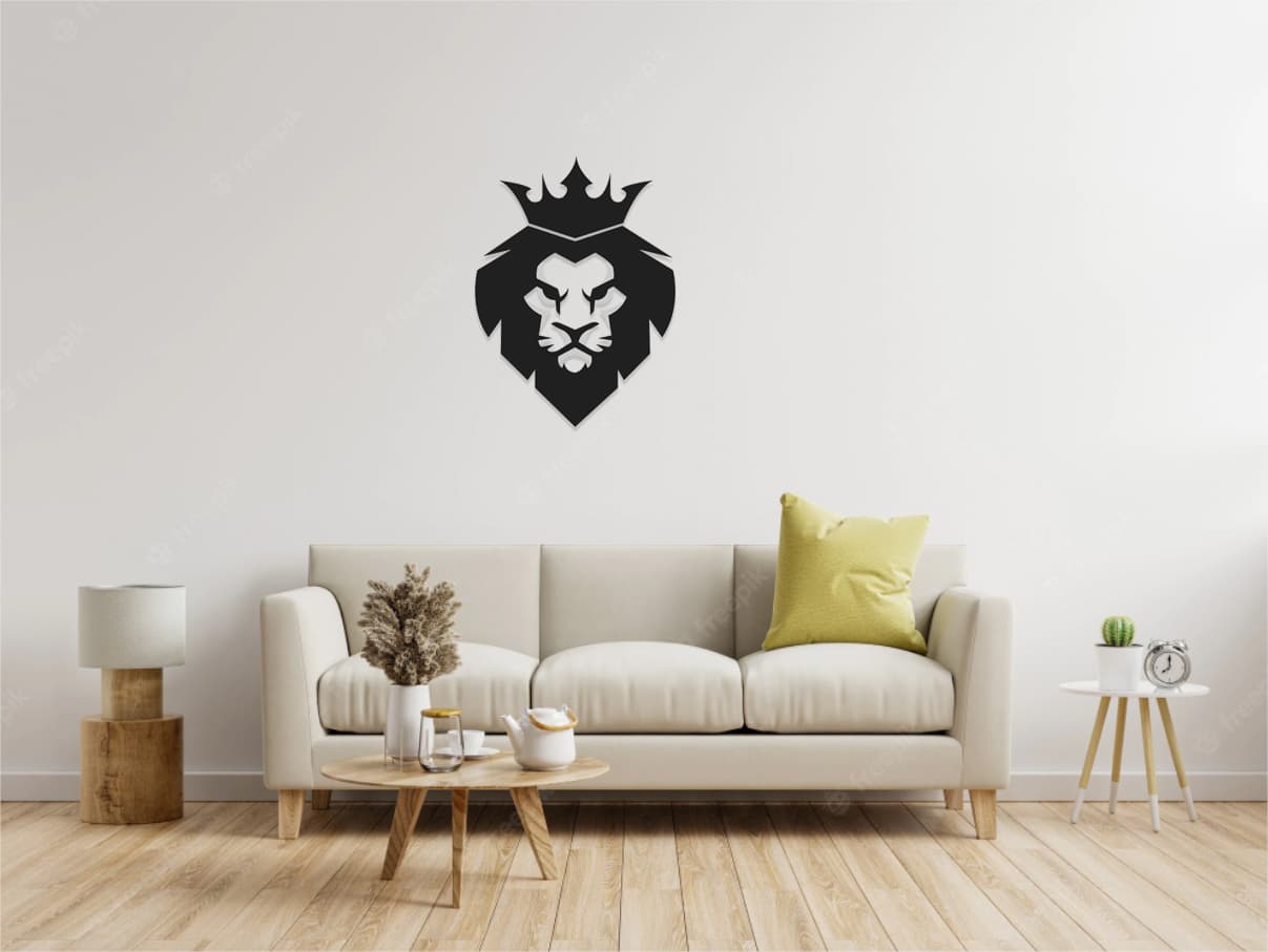 Lion King for Wall 3d model