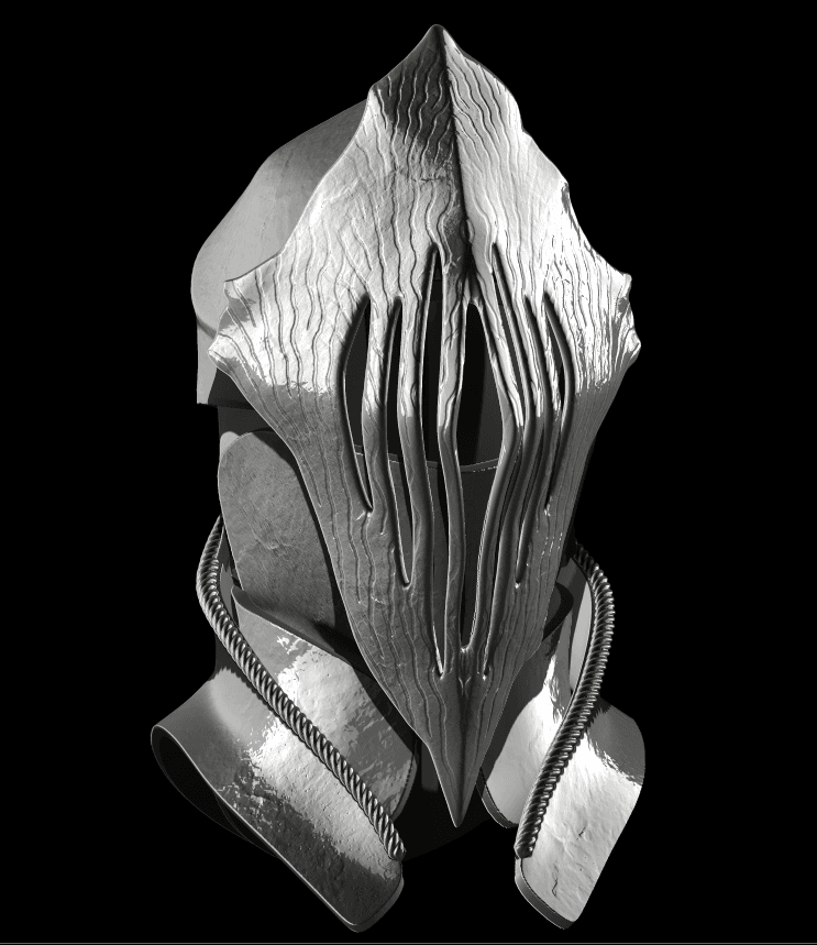 OUTRIDER KNIGHT HELMET – Dark Souls 3 Cosplay Fan Art STL Model 3d model