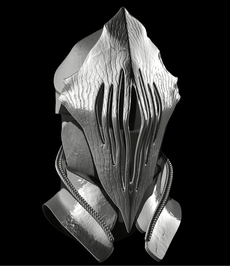 OUTRIDER KNIGHT HELMET – Dark Souls 3 Cosplay Fan Art STL Model 3d model