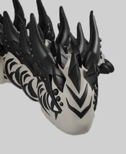 Barbarian Dragon - D&D Articulated Dragon Fidget Toy 3d model