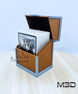TCG Chest Deck Case / AMS & Multiparts / 3mf included 3d model