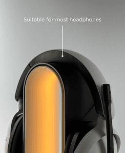 Void, desk lamp with headphone holder. 3d model
