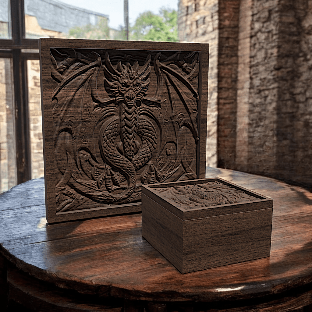 Dragon Frame & Box V11 3d model