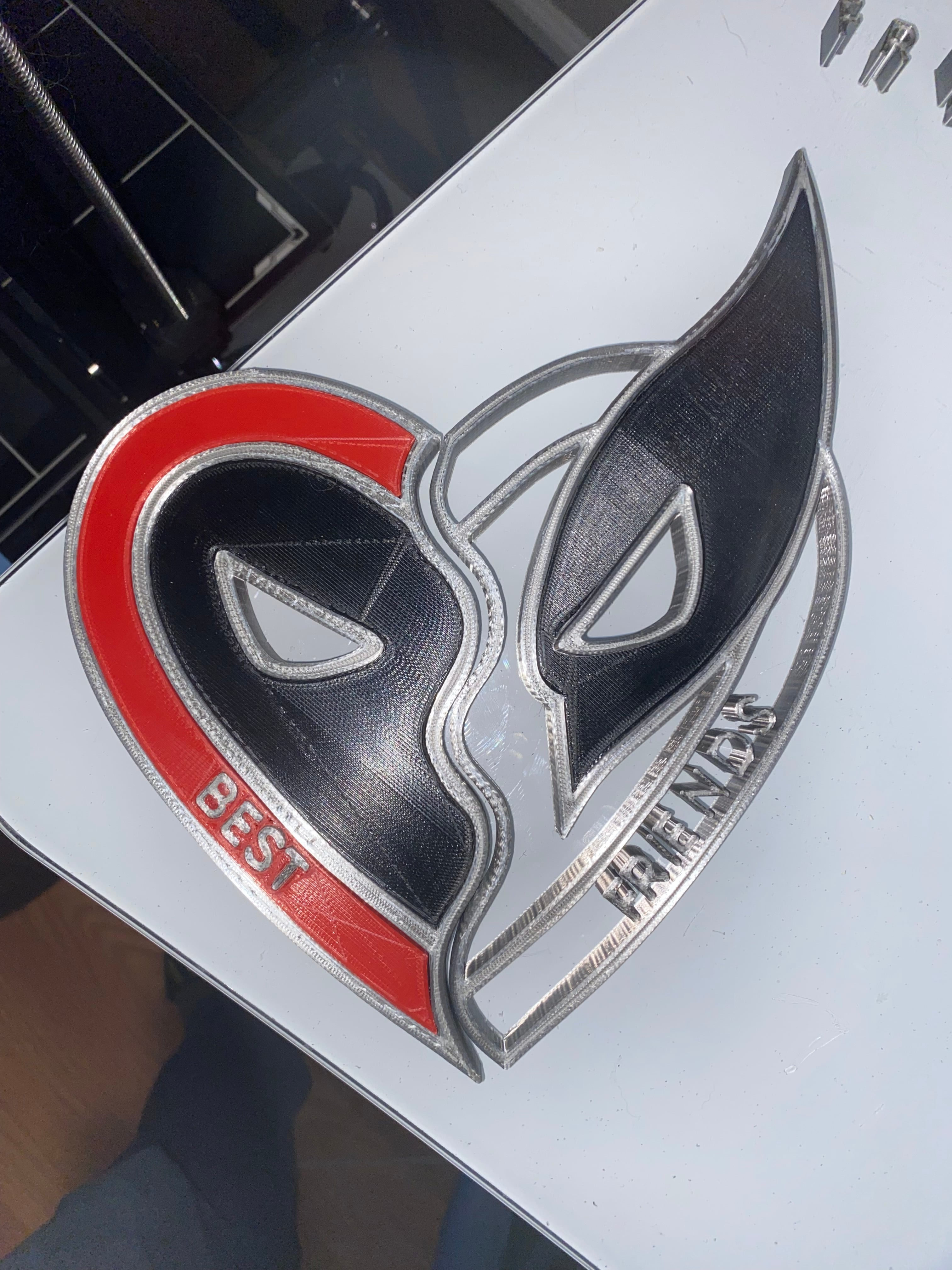 Deadpool and Wolverine Charms 3d model