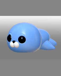 Baby Seal Articulated 3d model