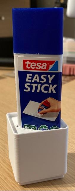 Gridfinity Tesa Easy Glue Stick Holder 3d model