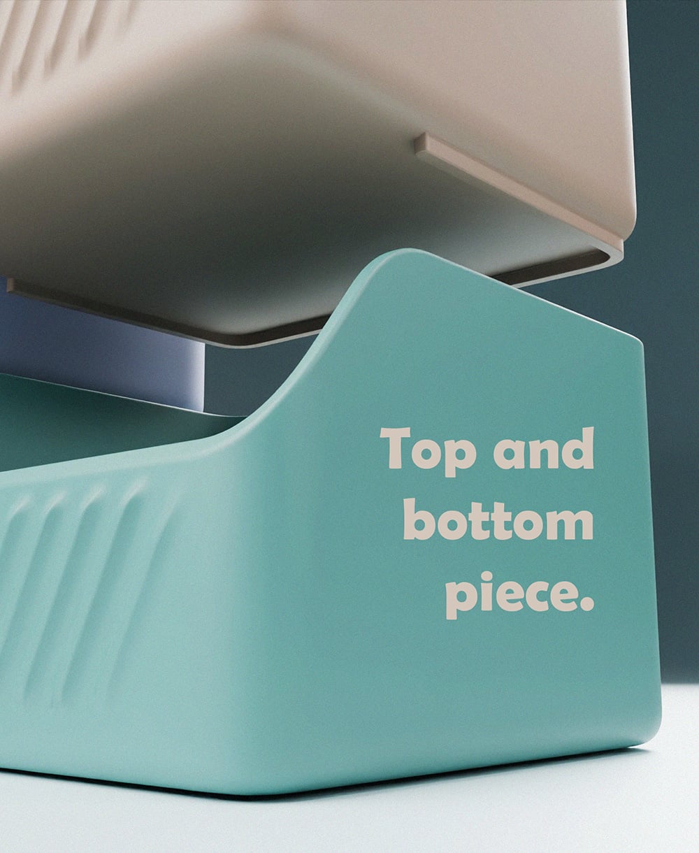 Stackable Office Box 3d model