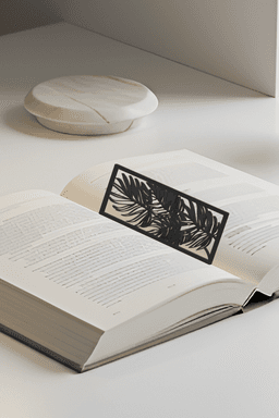 Leaf Bookmark, Gift Bookmark 3d model
