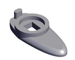 Audi A6 18T Latch for the compartment in the trunk lid. 3d model