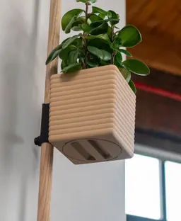 Square Bubbles Planter 3d model