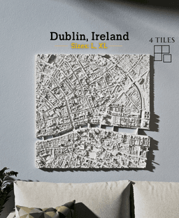 Dublin, Ireland - S, M, L, & XL 3d model