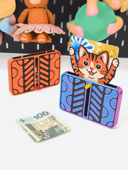 Pocket Cat: Gift Card And Cash Holder 3d model