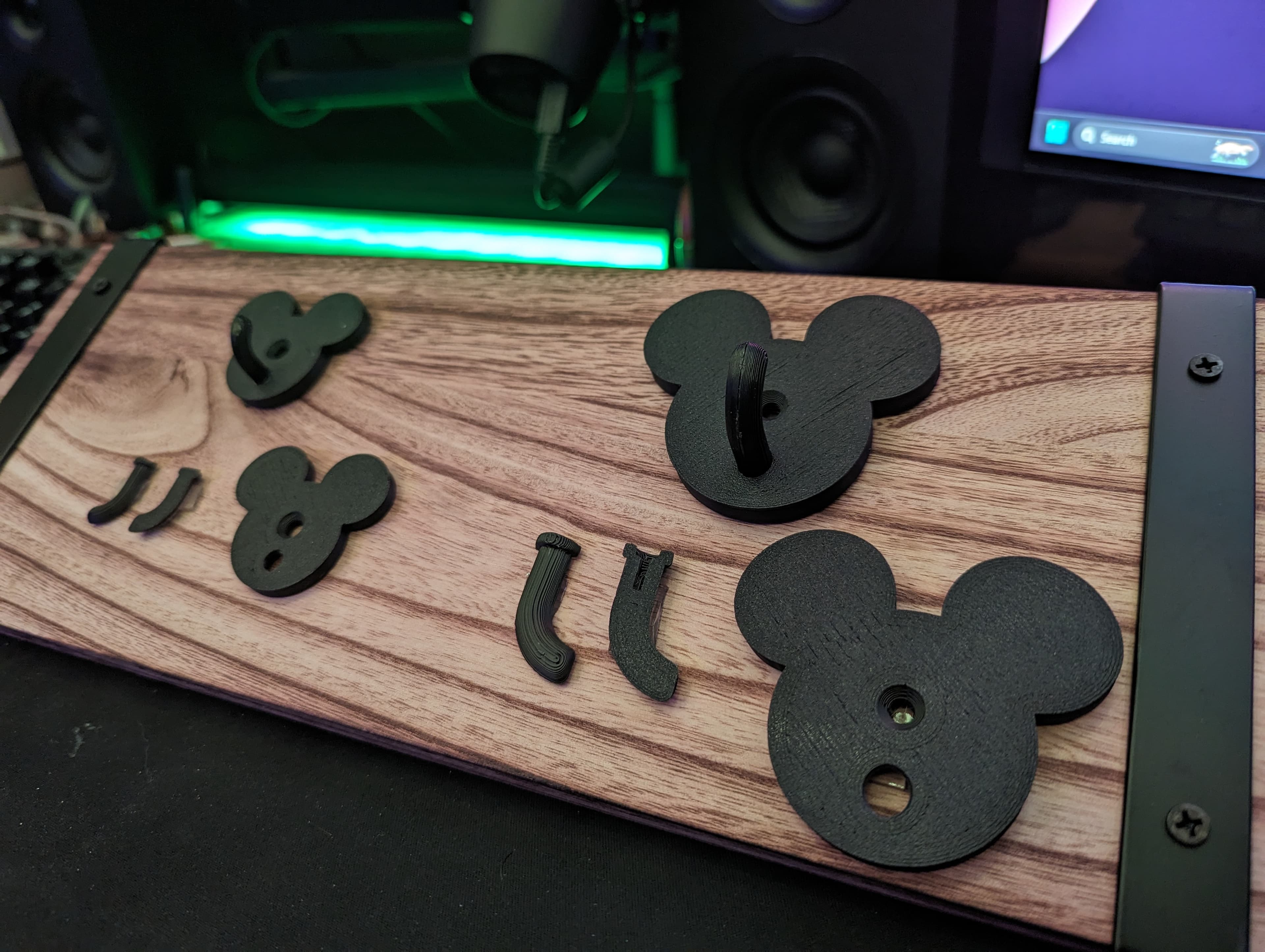Mickey Mouse Wall Hooks 3d model