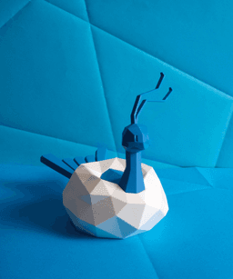 Altaria Low Poly Pokemon 3d model