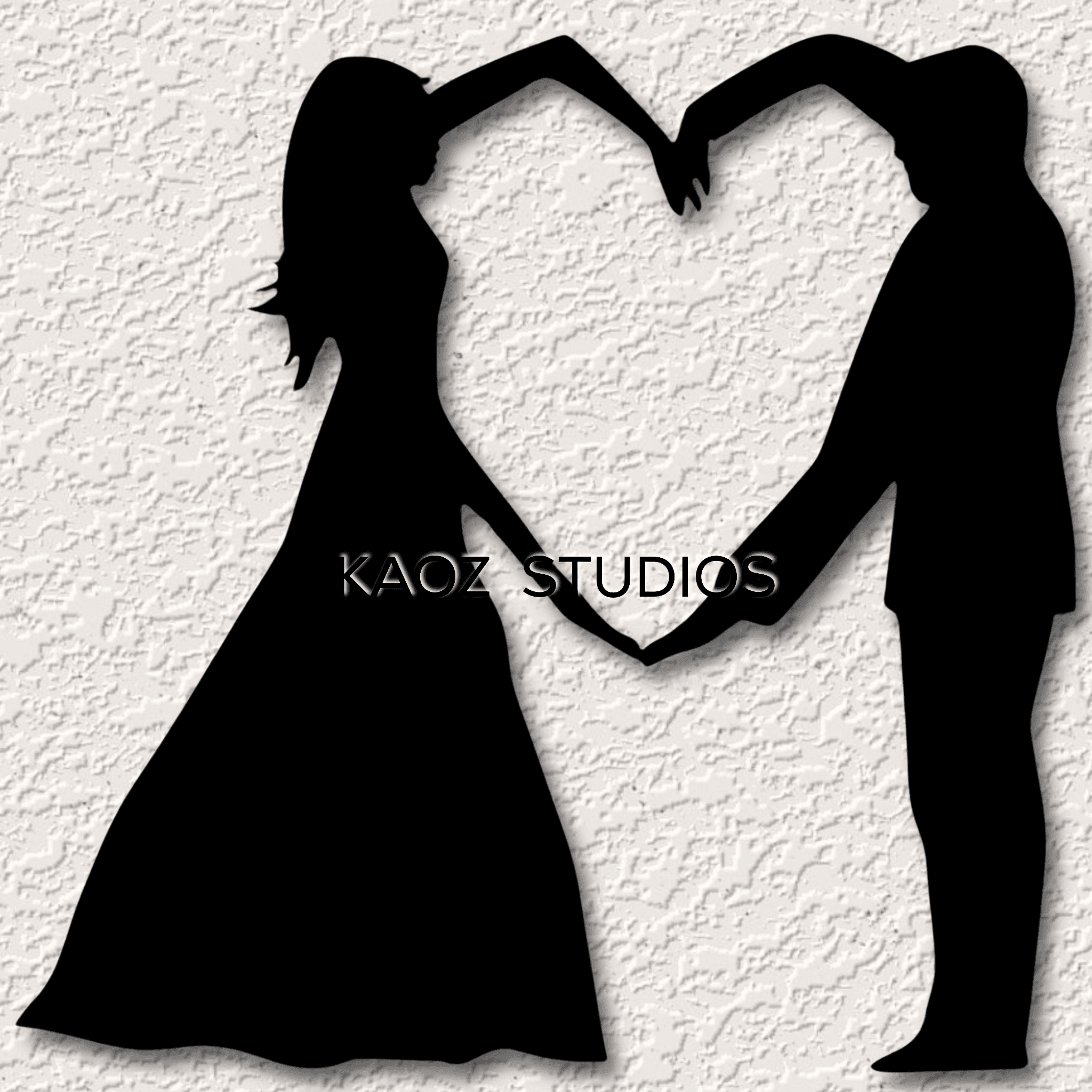 heart couple wall art wedding wall decor valentines day decoration anniversary 3d model