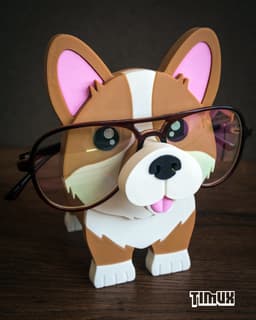 CORGI GLASSES HOLDER 3d model