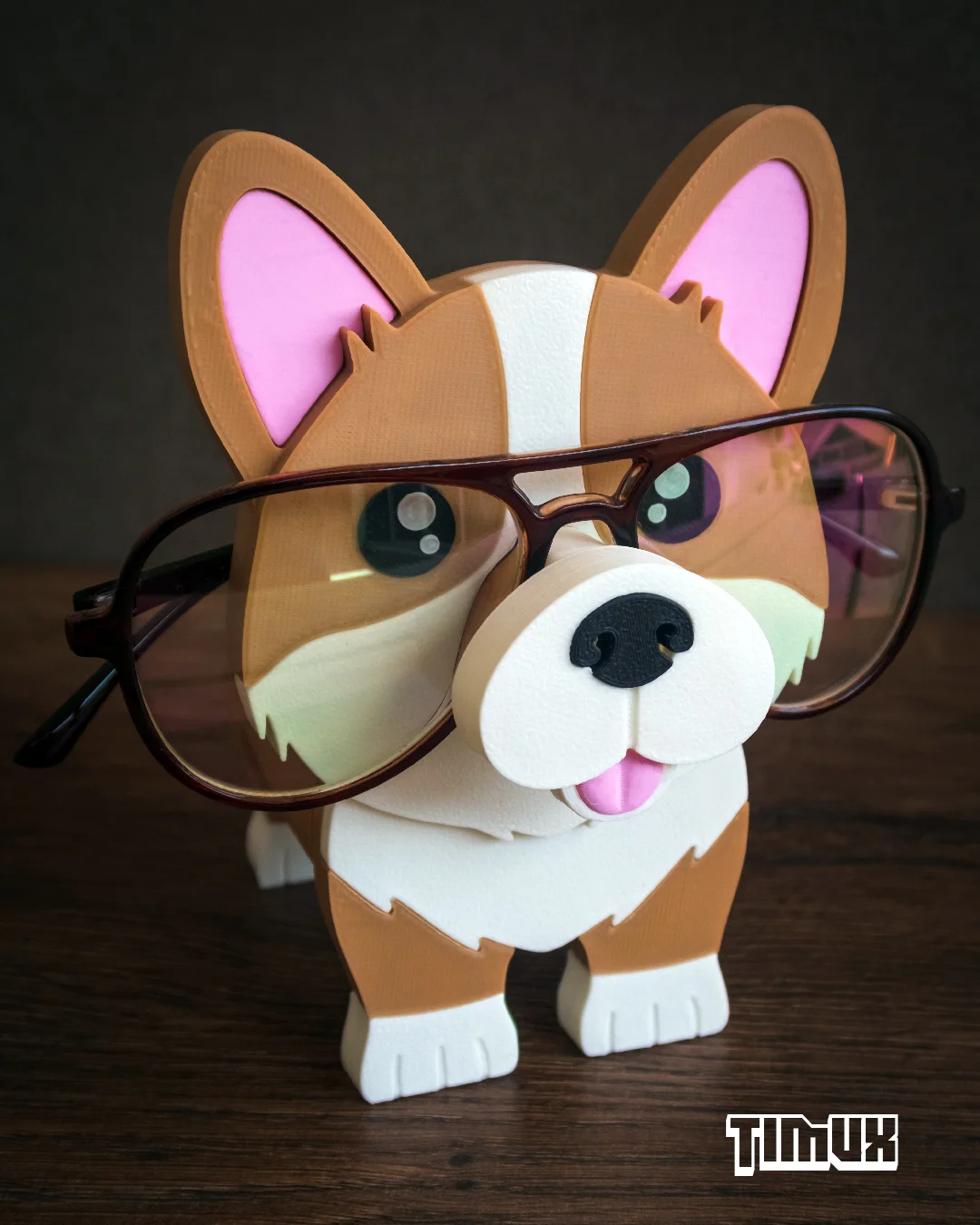 CORGI GLASSES HOLDER 3d model