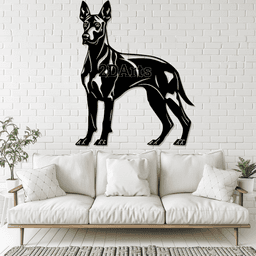 Doberman 2D Wall Art/Window Art 3d model
