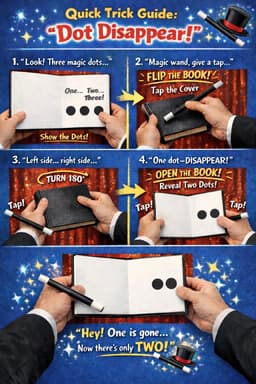 S3D Magic Book of the Disappearing Dot Trick 3d model