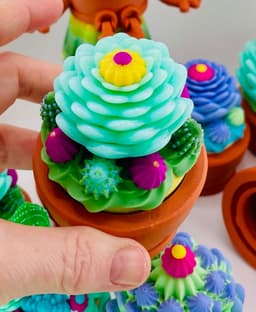 Cupcake Jar Cactus #2 3d model