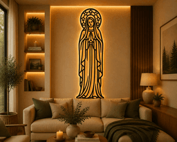 Holy Mary Prayer 2D Wall Art.stl 3d model