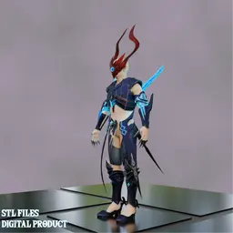 Foul Legacy Armor Set Genshin Impact 3d model