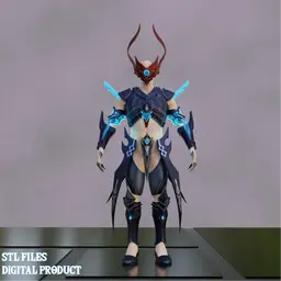 Foul Legacy Armor Set Genshin Impact 3d model