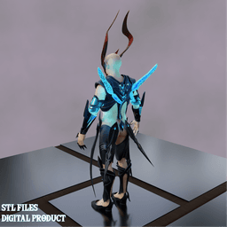 Foul Legacy Armor Set Genshin Impact 3d model