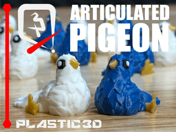 The Urban Messenger — Articulated Pigeon 3d model