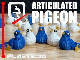 The Urban Messenger — Articulated Pigeon 3d model